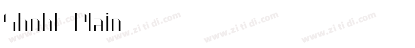 Shohl Plain字体转换
